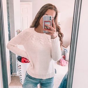 Aerie white sweater!